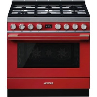 Smeg 90cm Red Portofino Cooker & Multifunction Oven - CPF9GMR Photo