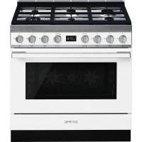 Smeg 90cm Ice-White Portofino Cooker & Multifunction Oven - CPF9GMWH Photo