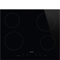 Smeg 60cm Black Glass with Straight Edge Ceramic Hob - SE364TD Photo