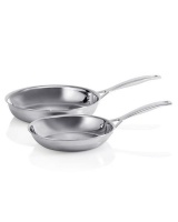 Le Creuset Classic Stainless Steel Frying Pan Set Uncoated Photo