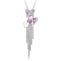 CDE Butterfly Falls Necklace with Swarovski Crystals Photo
