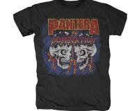 RockTs Pantera Domination Skulls T-Shirt Photo