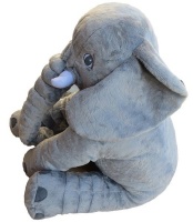 Totland Fluffy Elephant Pillow - Dark GreyÂ  Photo