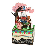 Robotime Forest Concert Musical Box - 3D Wooden Puzzle Gift Photo