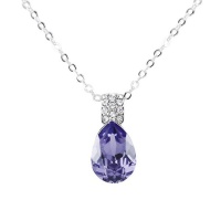 Civetta Spark Monica Necklace with Swarovski Tanzanite Crystal Photo