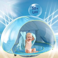 Pop-Up Baby Beach Pool Tent with Splash Pool Photo