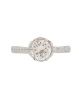 Miss Jewels-0.75ct CZ Solitaire Ring in 925 Sterling Silver Photo