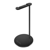 Universal Aluminium Alloy Gaming Headset Stand - Black Photo