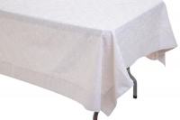 Cottonbox Polycotton Cemre Light Stone - Round Tablecloth Photo