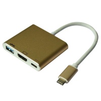 USB Type C to HDMI & USB3.0 & Type C Charger Converter Photo