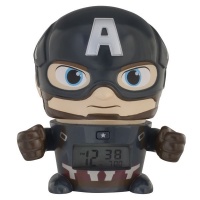 BulbBotz Marvel Avengers Infinity War - Captain America 14cm Clock Photo