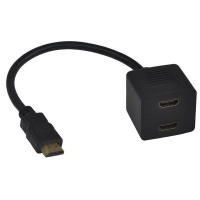 Raz Tech HDMI Splitter 1 Input to 2 Output Male to 2 x Female Photo