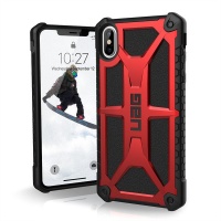 Apple UAG Monarch Case for iPhone XS Max - Crimson/Black Photo