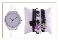 Digitime Women's Watch and Jewellery Set - Silver Photo