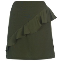 Golddigga Ladies Frill Skirt - Khaki Photo