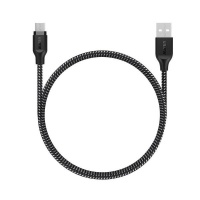 Aukey Braided Nylon Micro USB Cable 2m Photo