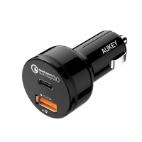 Aukey Dual Port Car Charger with Quick Charge 3.0 Photo