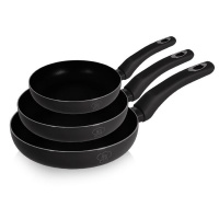 Black Diamond Blaumann 3-Piece Diamond Coating Frypan Set - Collection Photo