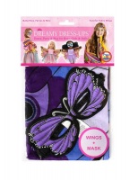 Dreamy Dress Ups Mask & Wing Butterfly Purple Photo