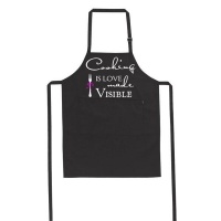 BuyAbility Cooking is Love made Visible! - Black - Apron Photo