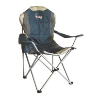 Afritrail Roan Padded 130kg Back Chair - Slate Blue Photo