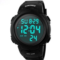 Mens Military Waterproof Watch Alarm Stopwatch Photo