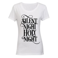 Silent Night Holy Night! - Ladies - T-Shirt - White Photo