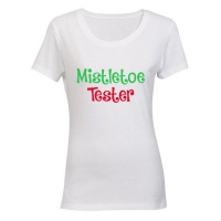 Mistletoe Tester - Ladies - T-Shirt - White Photo