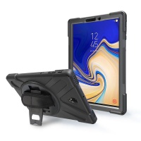 TUFF-LUV Armour Jack Case Stand & Strap for 10.5'' Galaxy Tab S4 -Â  Black Photo