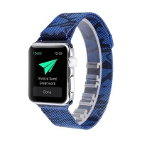 Apple Metal Strap for Watch Compatible With 38mm & 40mm Camo Silver Photo