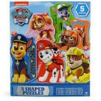 Paw Patrol 5 Shaped In A Box Puzzles Photo
