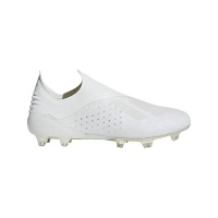 adidas Men's X 18 Firm Ground Cleats Soccer Boots - White Photo