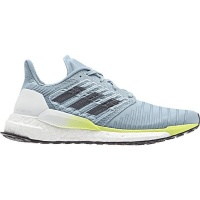 adidas Women's Solar Boost Running Shoes - Ash Grey/Lime Green Photo