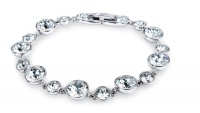 Dhia White Bracelets made with Crystals from Swarovski Photo