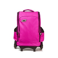 Meeco: Trolley Back Pack with wheels - Pink Photo