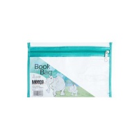 Meeco: A5 Book Bag with Zip Closure - Turquoise Photo