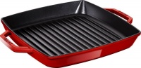 Staub - Double Handle Cast iron Grill Pan - Cherry 28cm Photo