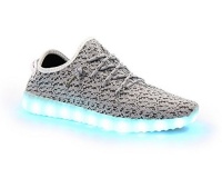 Men's Izy Style LED Sneakers - White Photo