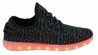 Kids Izy Style LED Sneakers - Black Photo