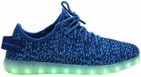 Men's Izy Style LED Sneakers - Blue Photo