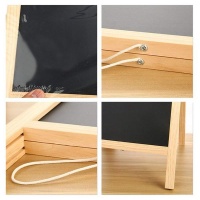 Double Sided Wooden A-Frame Chalkboard Easel Photo