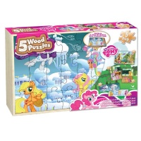 My Little Pony Wood Puzzles In Wood Tray - 5 Pack Photo