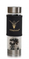 VitaJuwel Short Neoprene Sleeve For ViA Bottle Black Photo