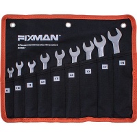 Fixman 9 Pieces Combination Spanner Set 8-10-11-12-13-14-15-17-19 Photo