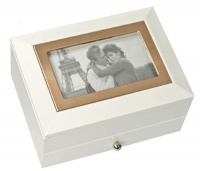 Large Picture Frame Jewellry Box - Gold Photo