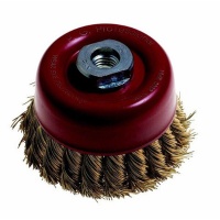 PG Mini Wire Cup Brush Knotted 100mm Photo
