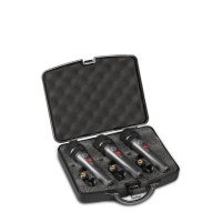 Wharfedale Pro DM5.0s 3-Pack Microphones in Carry Case Photo