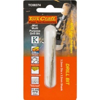 Tork Craft Mini Multipurpose Drill Bit 3.2mm x 3.2mm Shank Photo