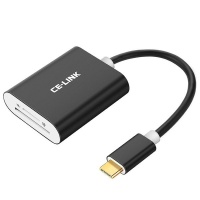 CE LINK USB C 3.1 to SD/MicroSD Card Reader Thunderbolt 3 Photo