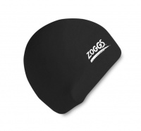 Zoggs Silicone Cap - Black Photo